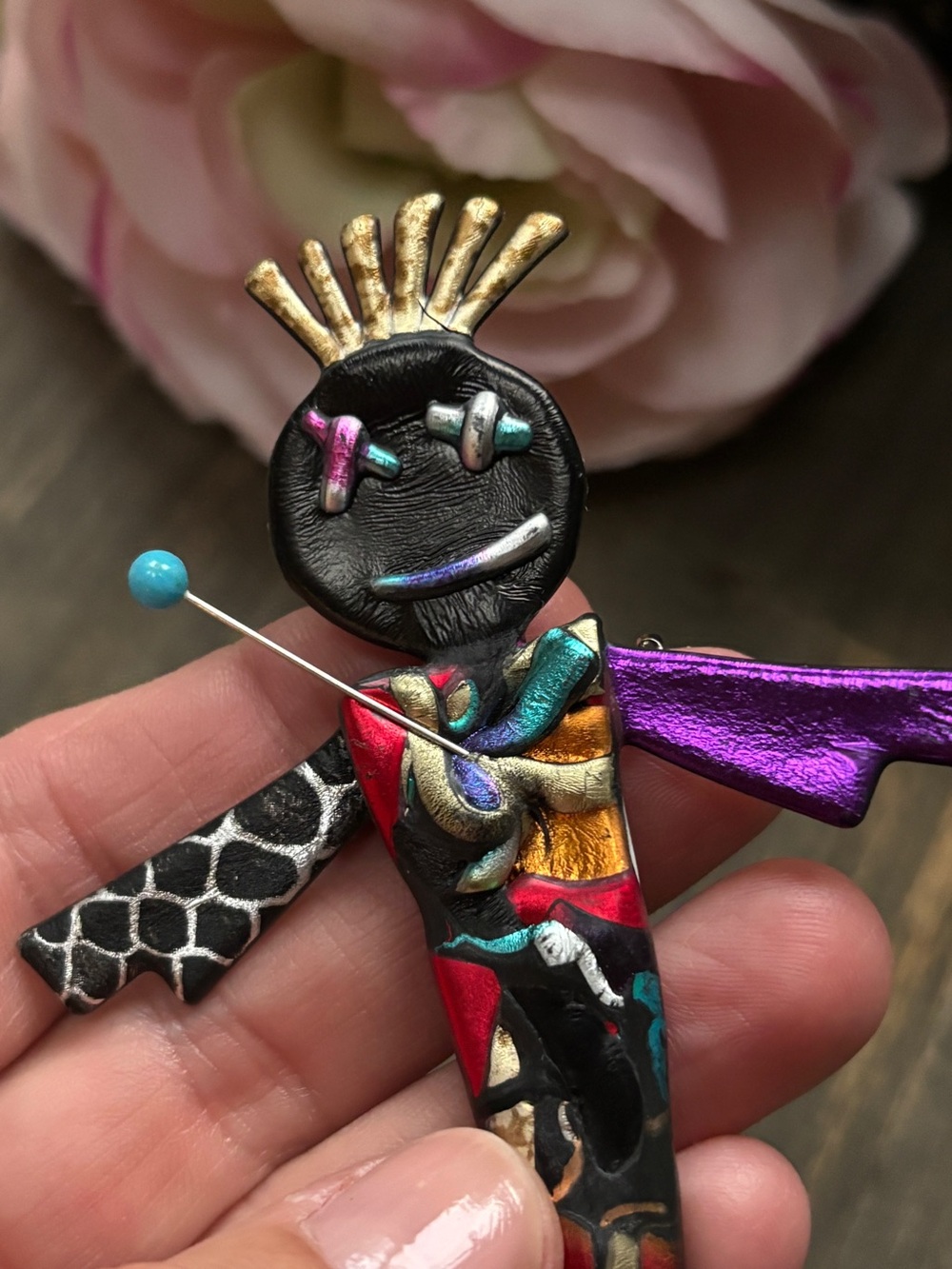 Lucky Voodoo Doll Pin, Oscar of New Orleans - Picture 5 of 9